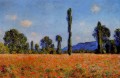 Paisaje del campo de amapolas Claude Monet